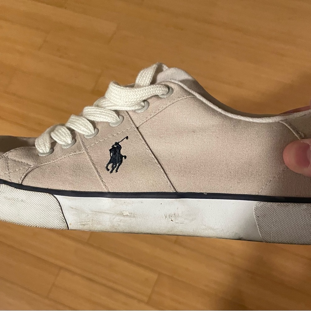 Polo shoes. Size 10.5. Cream color.